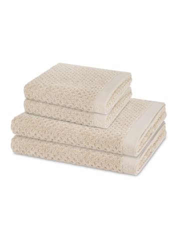 Ross 2 X Handtuch 2 X Duschtuch im Set Harmony in Natur