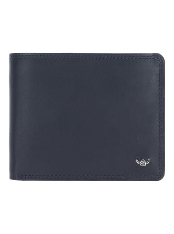 Golden Head Polo Geldbörse RFID Schutz Leder 12.5 cm marineblau