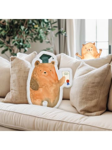 Mr. & Mrs. Panda Kissen Plüschtier Bär Prüfung ohne Spruch in Weiß