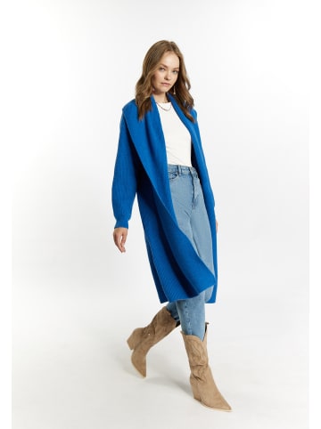 IZIA Damen Long Cardigan in Blau