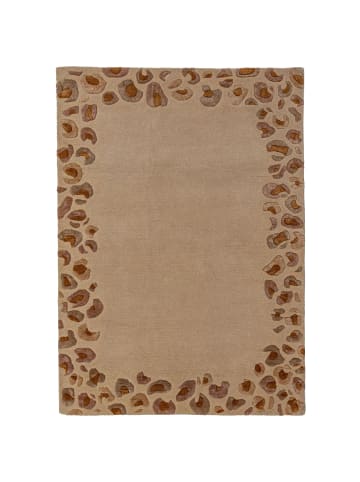 KADIMA DESIGN Teppich Kurzflor Strapazierfähig SABLE Tiermotiv Wohnzimmer Modern in Natur