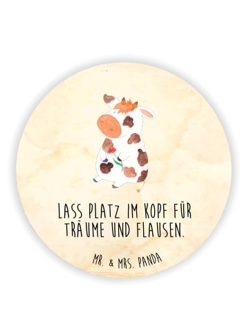 Mr. & Mrs. Panda Rundmagnet Kuh mit Spruch in Vintage