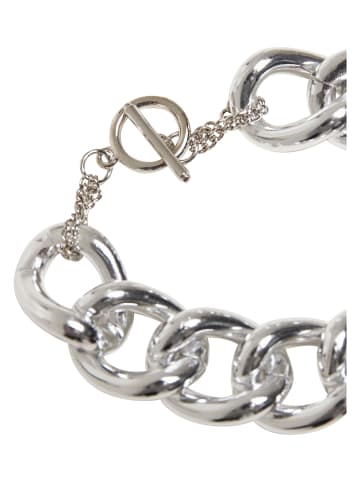 Urban Classics Urban Classics Unisex Flashy Chain Bracelet in silver