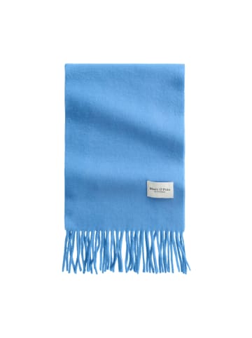 Marc O'Polo Schal mit Fransen in cloudless blue