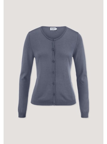 Hessnatur Strickjacke in schieferblau