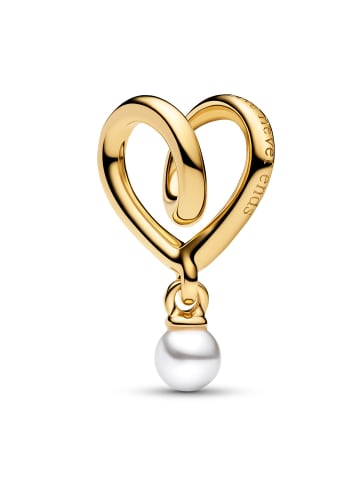 Pandora Charm Goldfarben Gewickeltes Herz