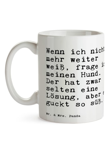 Mr. & Mrs. Panda Tasse Wenn ich nicht mehr... mit Spruch in Weiß