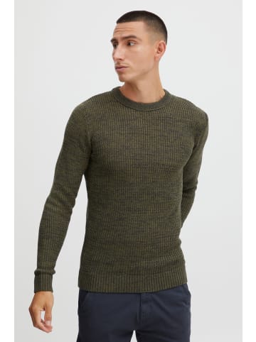 INDICODE Strickpullover IDValerio 35662MM  modischer Feinstrick Pullover in Grün
