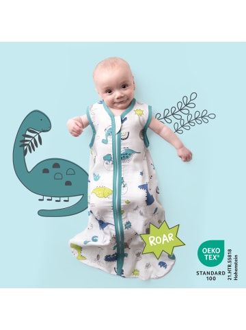 Schlummersack Musselin Babyschlafsack, 0.5 TOG in Petrol