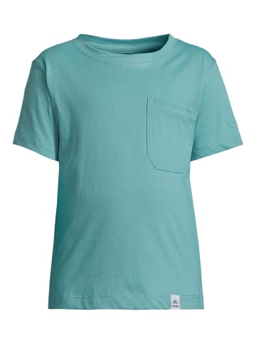 New Life T-Shirt TEE - CREW NECK PATCH POCKET in türkis