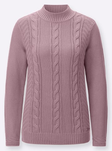 WITT WEIDEN Stehkragen-Pullover in mauve