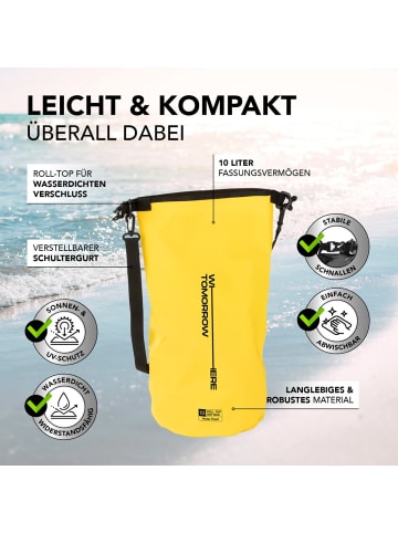 Where Tomorrow PVC dry bag Style 02 10L gelb  gelb