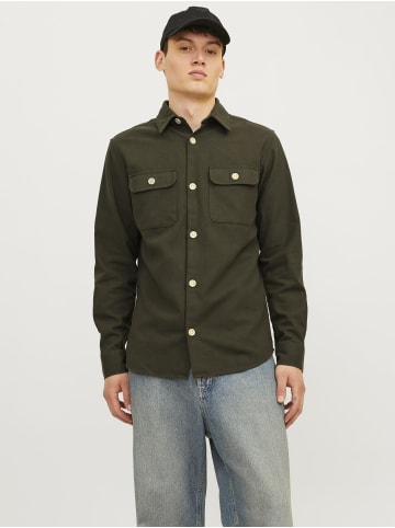 Jack & Jones Overshirt in Forest Night