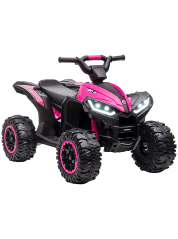 HOMCOM 12V Kinderquad 3-6km/h 3-5 Jahre Rosa