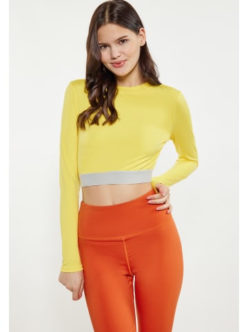 myMO ATHLSR Damen Longsleeve in Gelb