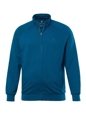 JP1880 Sweatjacke in blaugrün
