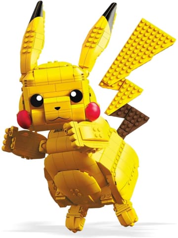 Mega Bloks Pikachu Figur zum Zusammenbauen Höhe 30cm beweglich ab 6 Jahre
