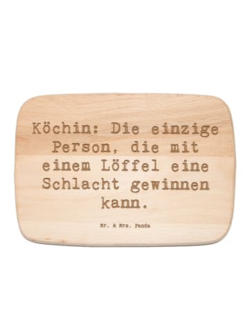 Mr. & Mrs. Panda Holzbrett Spruch Köchin Stärke mit Spruch in Transparent