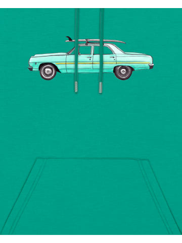 wat? Apparel Sweatshirt Surf Car in Go Green