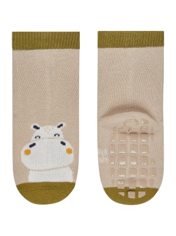 Sterntaler ABS Socken 2er-Pack Hippo in beige