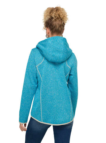 LAURASØN Sweatjacke in blautürkis