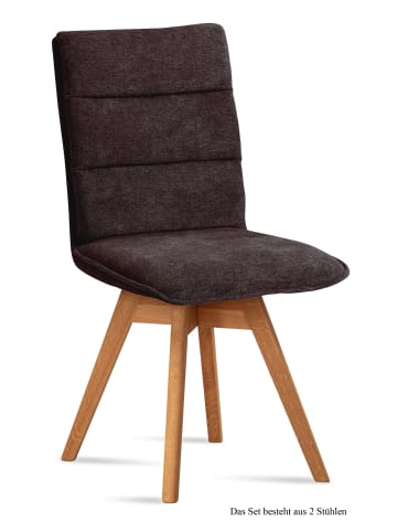 58 aufm Kessel ESSZIMMERSTUHL drehbar (2er-Set) Dorle 47x92x60 Eiche geölt/Natur