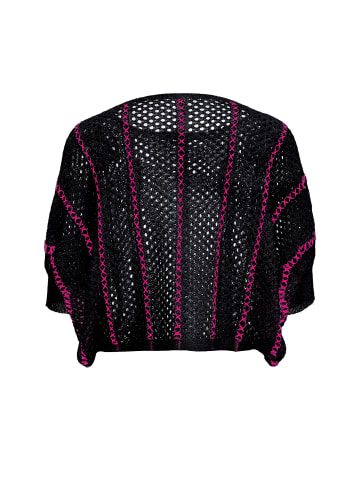 sweeties by leo Damen Strickpullover in Schwarz Pink