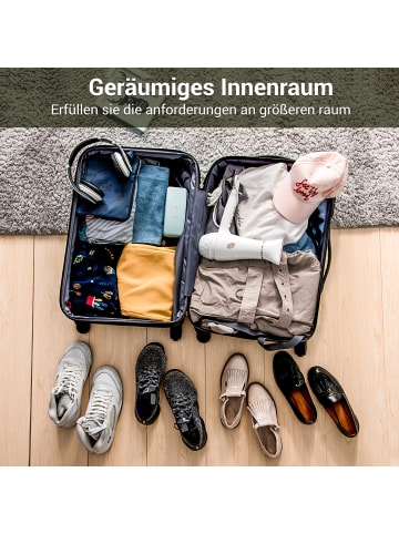 ABRIHOME Handgepäck Koffer in Grün