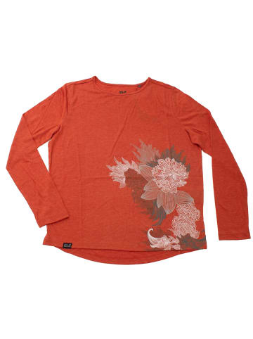 Jack Wolfskin Shirt Sky Flex Longsleeve in Orange