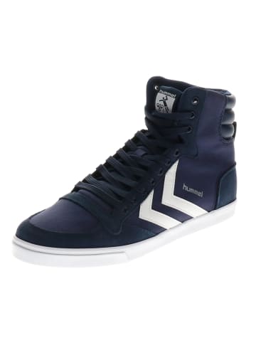 Hummel Sneaker High in Blau/Weiß