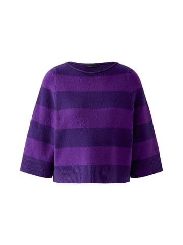 Oui Pullover in dk violett violett