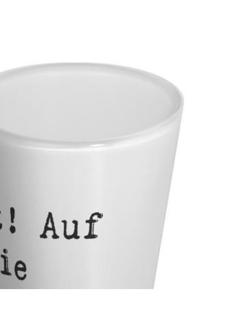 Mr. & Mrs. Panda Schnapsglas Spruch Schnapsglas Freundschaft mit... in Transparent