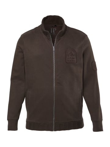 JP1880 Sweatjacke in haselnuss