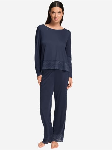 Hanro Pyjama Azelia NW in deep navy