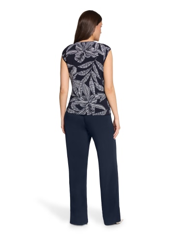 Vera Mont Jumpsuit im Layer Look in Patch Dark Blue/Dark Blue