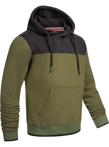 Alessandro Salvarini Kapuzenpullover AS-312 in Olive