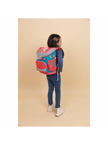 Belmil 4tlg-Set: Schulranzen Set Mini-Fit Sea Queen in Rosa H36xL28xT19 cm