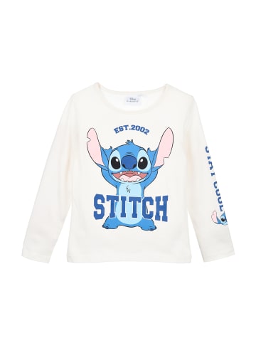 Stitch Stitch Kinder langarm Shirt Longsleeve in Weiß