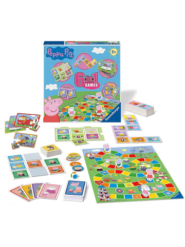 Peppa Pig Spiele Box | 6 in 1 | Peppa Wutz | Peppa Pig | Ravensburger