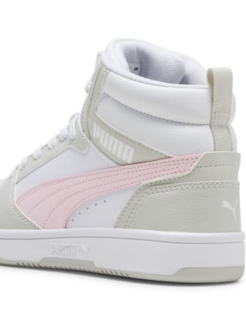 Puma Kinder Sneaker "Rebound V6 Mid Jr" in Weiß