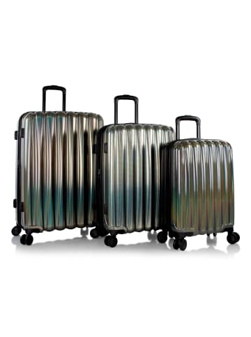 Heys Astro 4 Rollen Kofferset 3-teilig mit Dehnfalte in charcoal