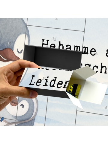 Mr. & Mrs. Panda Weihnachtskalender Hebamme Leidenschaft Design ... in Weiß