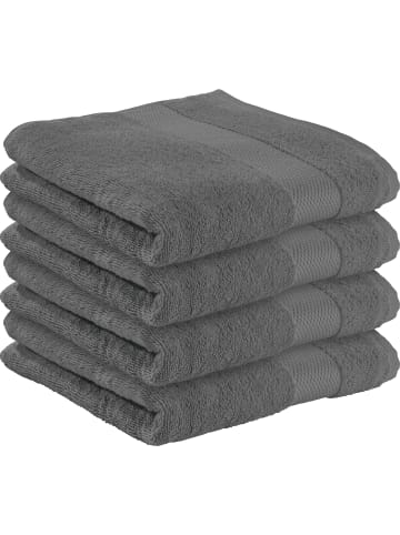 Erwin Müller Frottier Duschtuch 4er-Pack Sindelfingen in anthrazit