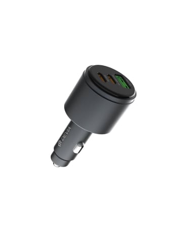 Devia Devia Kfz-Ladegerät Extreme Metal PD QC 116W 1x USB 2x USB-C schwarz