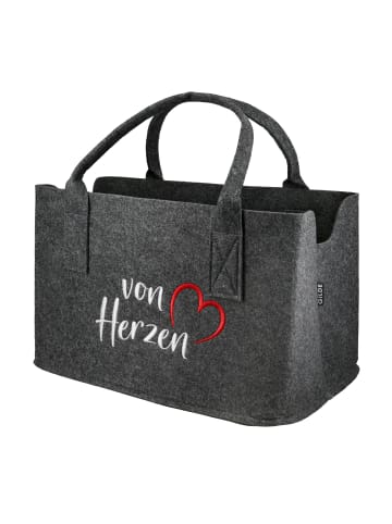 GMD Living Filztasche "von Herzen" in Grau