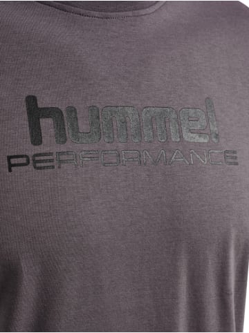 Hummel T-Shirt "Pulse Graphic T-Shirt S/S" in Grau