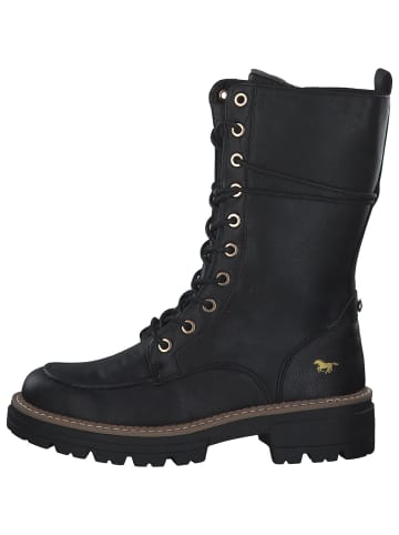 Mustang Stiefeletten in schwarz 9 / weiß 203