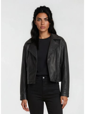 trueprodigy Lederjacke Alba in Schwarz