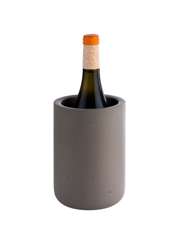 Buddy's Bar Flaschenkühler -CONCRETE- in Grau, Maße: 12x12x19 cm