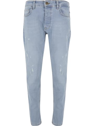2Y Premium Tapered Jeans in blue
